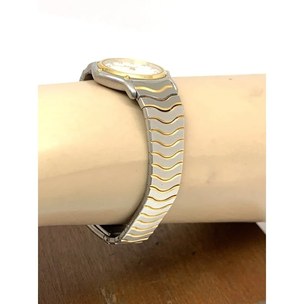 Ebel Women's Watch Swiss Quartz Diamond Mother of Pearl Dial Two Tone 18k Steel